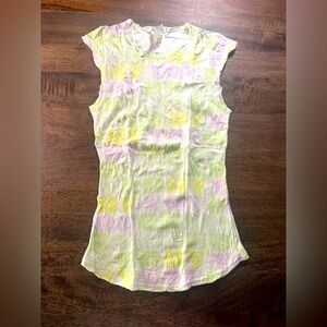 Chloe Vintage pastel tank top, 100%, size S (32), made in France